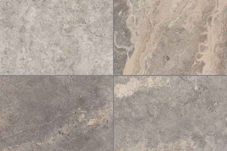 Grey swimming pool tiled