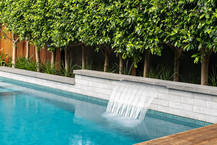 Swimming Pool Waterfall Features